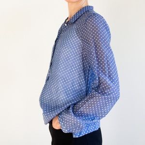 Polka dot blouse